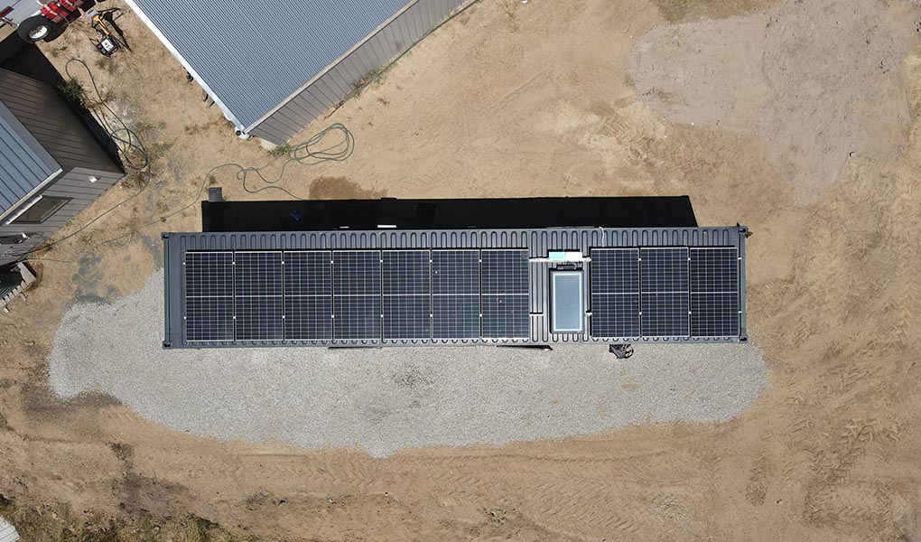 Mark III container home project in Pyalong, Victoria