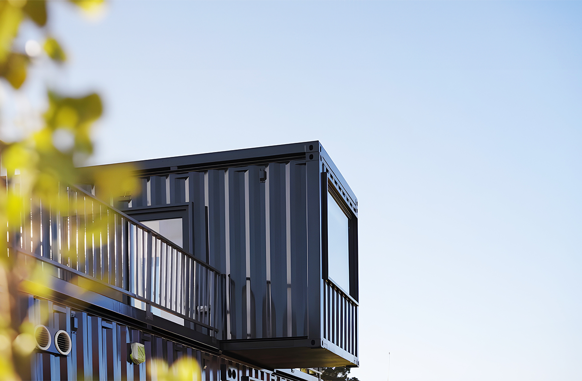 Mark T container home project in Port Neill, South Australia