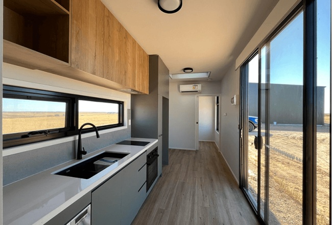 Container home interior