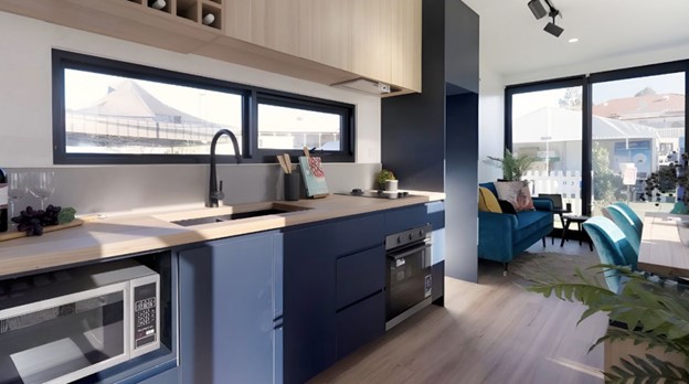 Install sliding doors